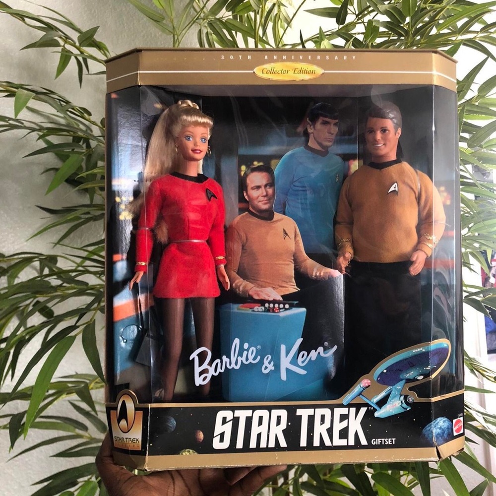 Star Trek Barbie & Ken 30th Anniversary Collector Edition Dolls Figures Vintage